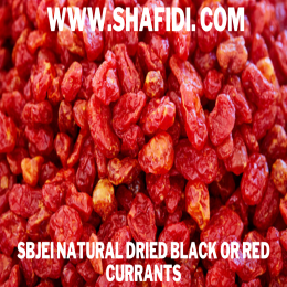 NATURAL DRIED BLACK OR RED CURRANTS